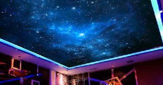 Натяжной потолок звездное небо Волжский, цена от 5146 руб.